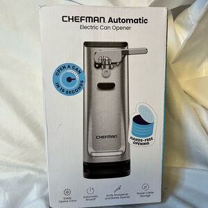 Chefman Electric Can Opener - Silver